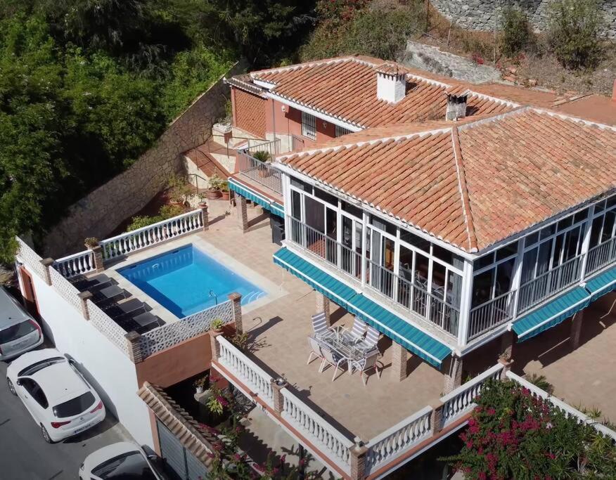 Espectacular Casa En La Playa Con Piscina Privada Villa Almunecar Bagian luar foto
