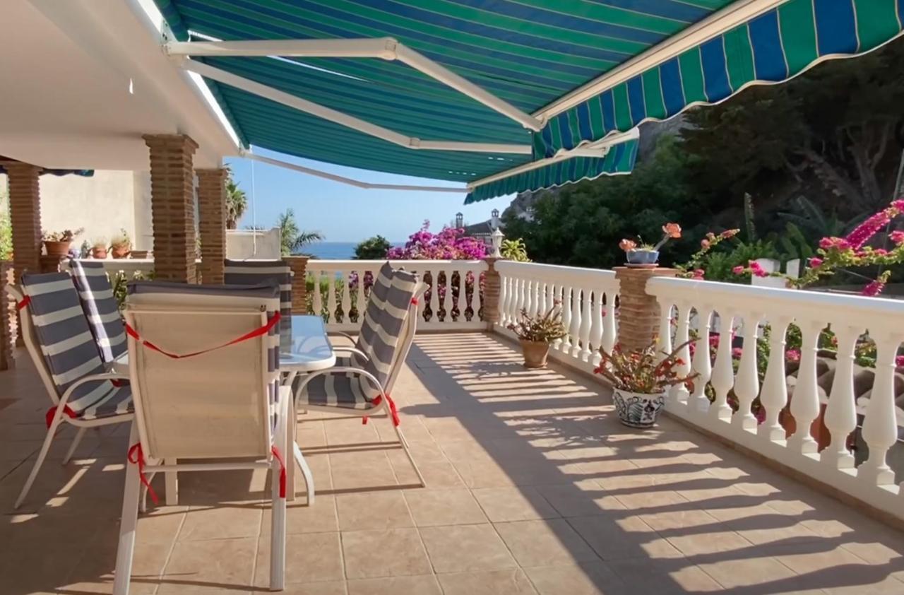Espectacular Casa En La Playa Con Piscina Privada Villa Almunecar Bagian luar foto
