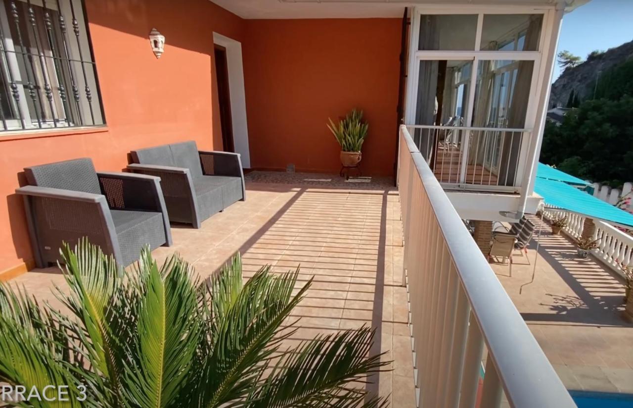 Espectacular Casa En La Playa Con Piscina Privada Villa Almunecar Bagian luar foto